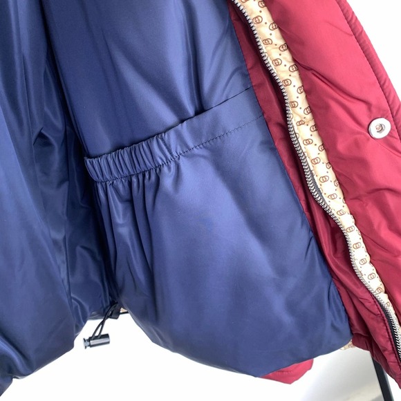 NWT Gucci GG parachute padded colour-block jacket Size 42 - Picture 14 of 16